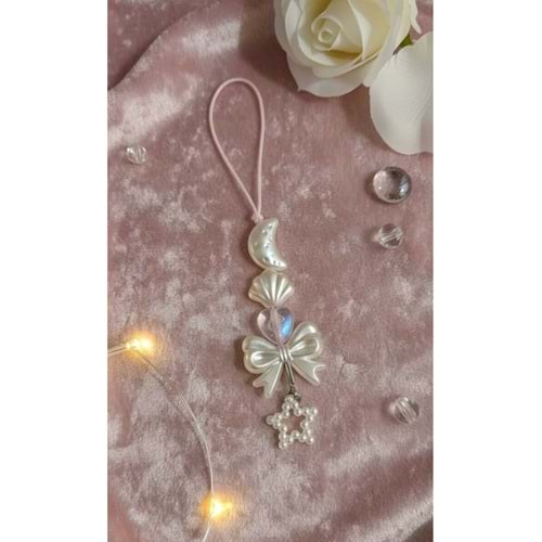 YAKA KARTI SÜSÜ TELEFON CHARMI ÇANTA CHARMI YILDIZ CHARM FİYONK Y2K fairycore kore kawaii ay kalp