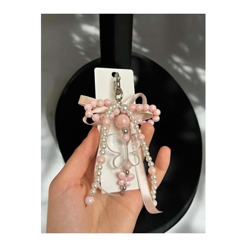 New Collection RIBBON Kurdele Detaylı Çanta Charm, Çanta Aksesuarı