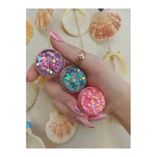 Glitter Far Jel Far 3lu Parlak Glitter