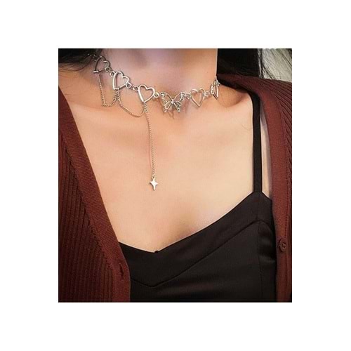 Kalpli choker kolue