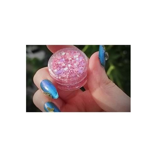 Glitter Jel Far Parıltılı