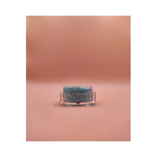 Mini Doğal Jel Glitter - Ocean Blue