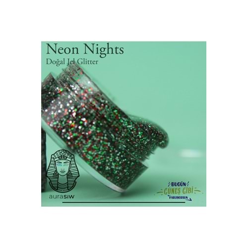 Neon Nights - Jel Formlu Doğal Glitter