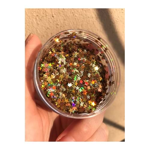 Gold Yıldız Glitter