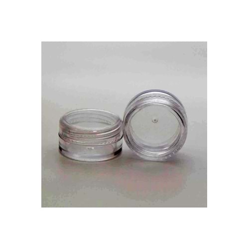 Krem Şişesi 5 ml (3 Adet) Boş Şeffaf Plastik Kutu