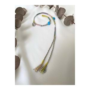 Rasta Örgü Saç Ipi Aksesuarı ,hair Wrap, Choker Kolye, Dolamalı Bileklik