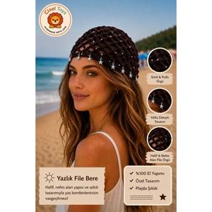 Trend Plaj Örme Saç Aksesuarı File Bandana