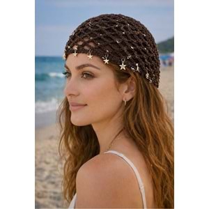 Trend Plaj Örme Saç Aksesuarı File Bandana