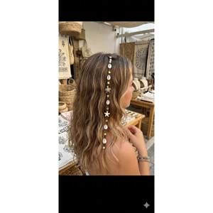 Bohem stil saç ipi tinsel saç aksesuarı