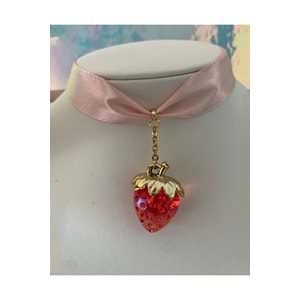 Choker çilek ?? kolye