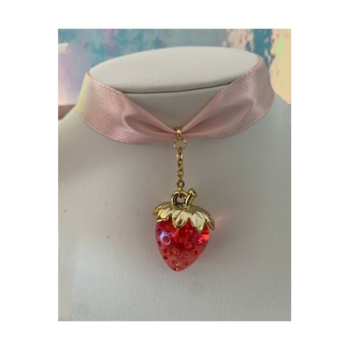 Choker çilek ?? kolye