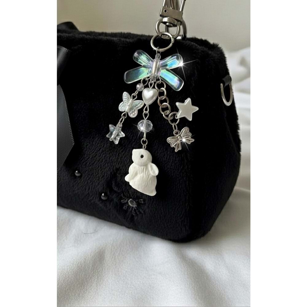 Tavşan ?? charm anahtarlık telefon askısı