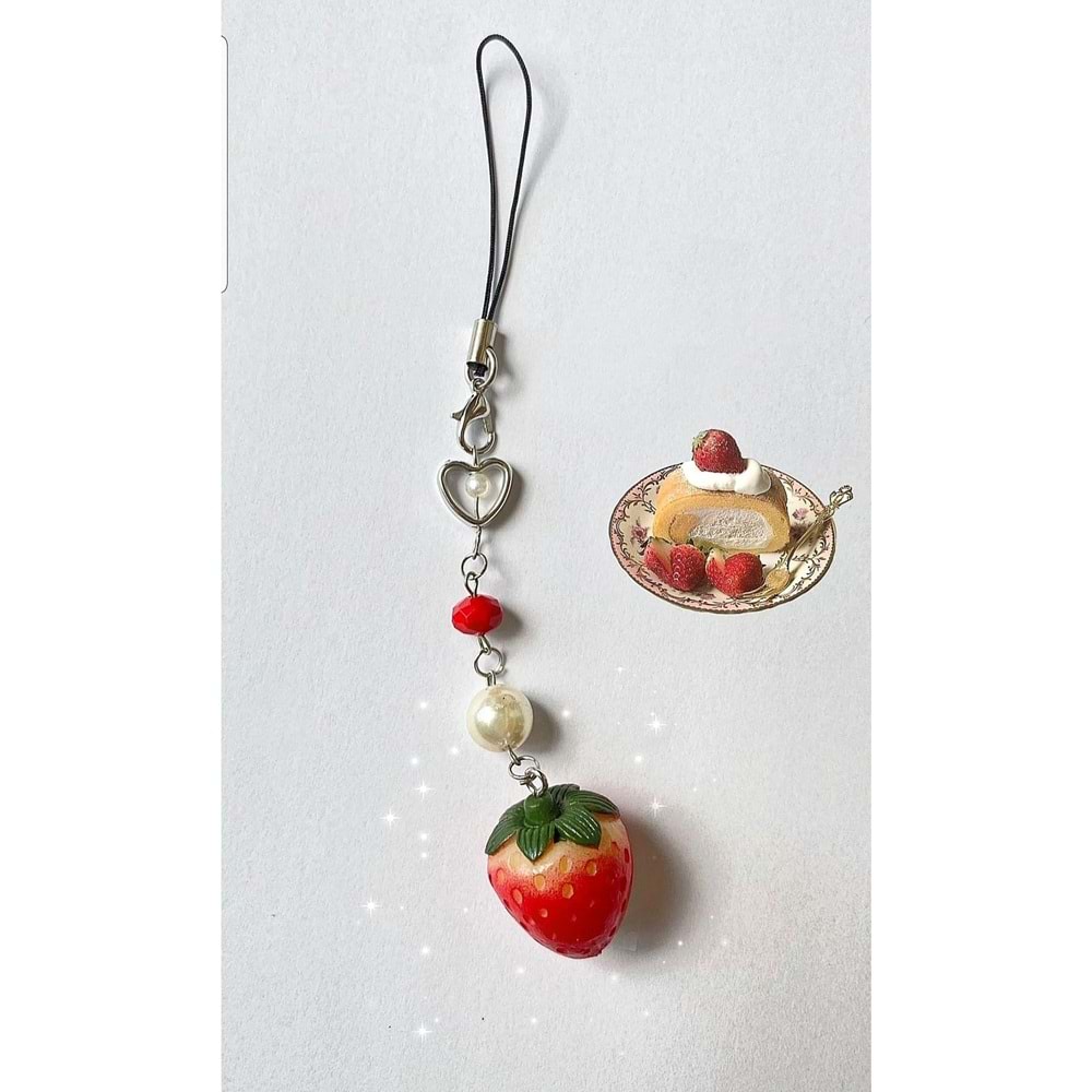 Strawberyy design charm
