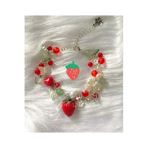Lolita strawberyy tasarım& hediyelik bileklik