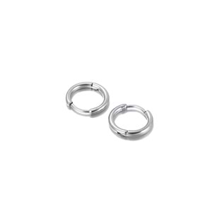 8mm Halka Çelik Küpe - Küçük Boy Halka Küpe