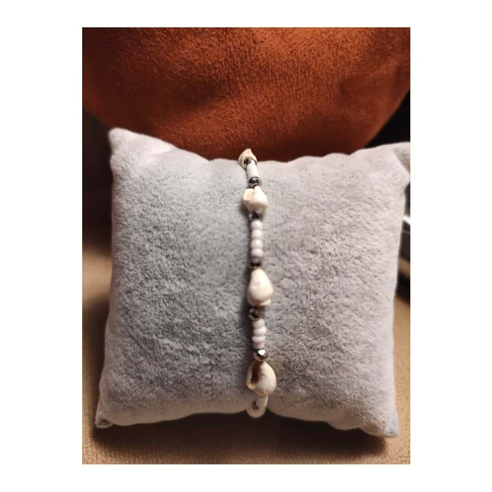 Hand Made El Emeği Kadın Deniz Kabuğu Bileklik