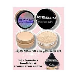 Yoğun kapatıcı fondöten set