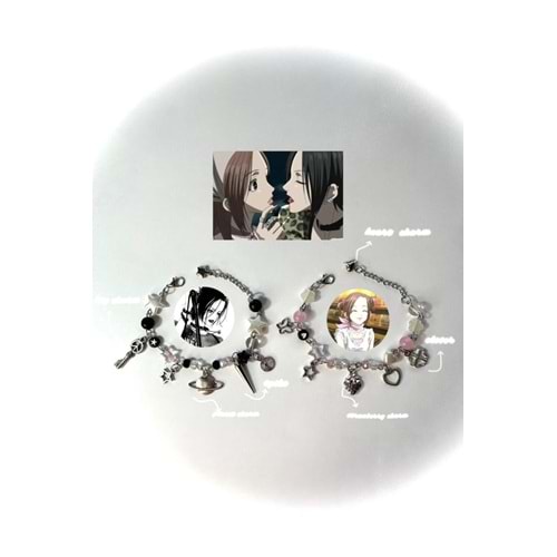 Gümüş Bijuteri Nana & Hachi Couple Bileklik