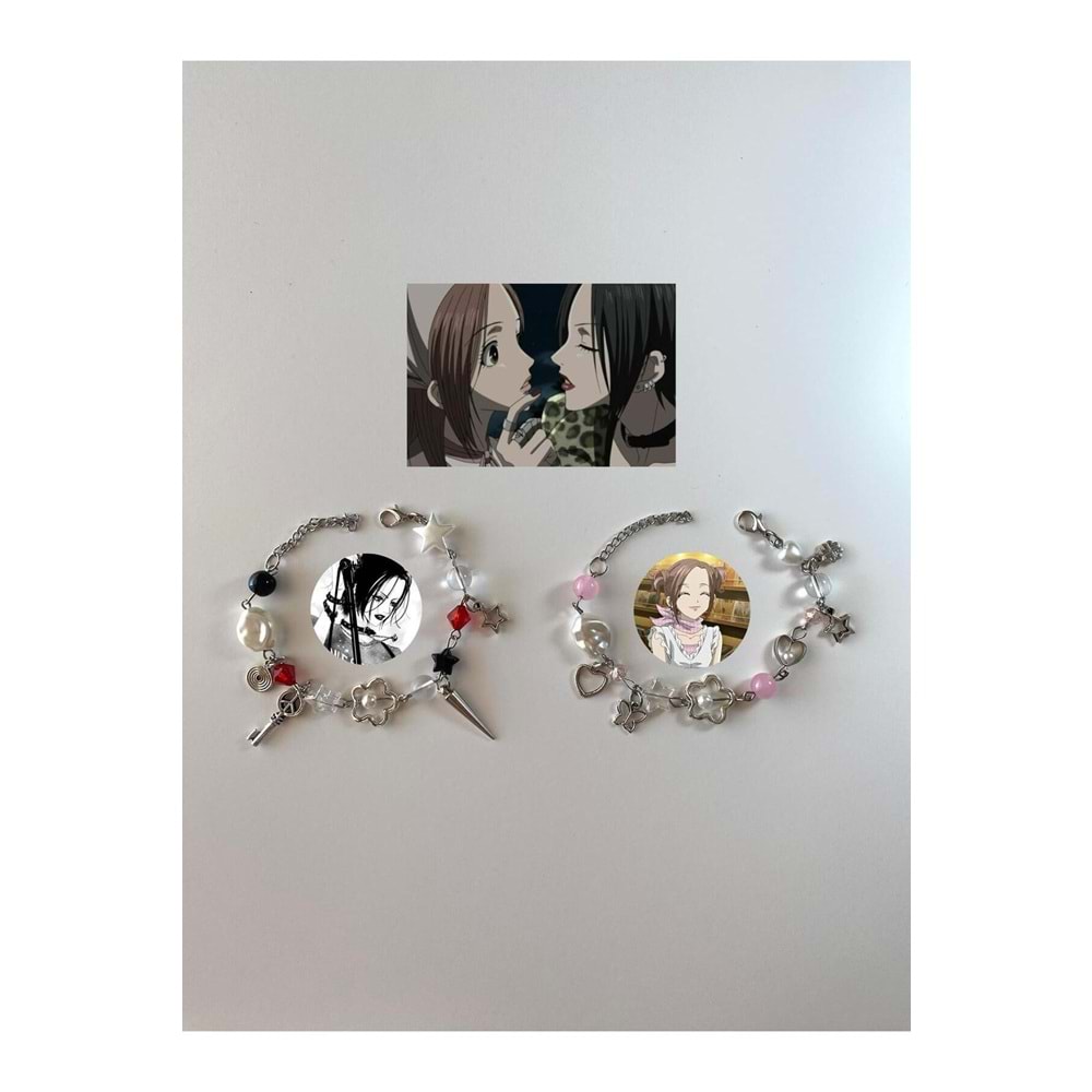 Gümüş Bijuteri Nana & Hachi Couple Bileklik