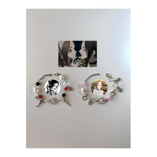 Gümüş Bijuteri Nana & Hachi Couple Bileklik
