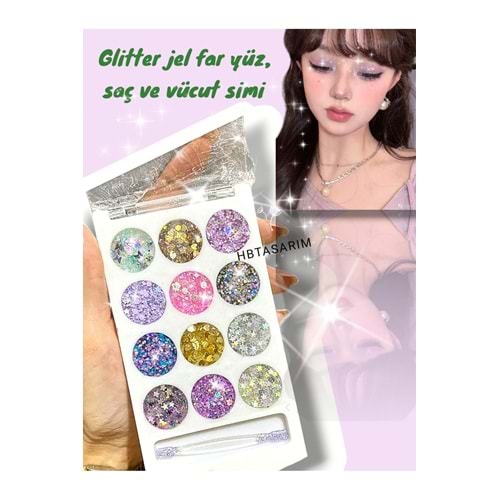 Şekilli yüz -saç ve vücut simi & göz farı