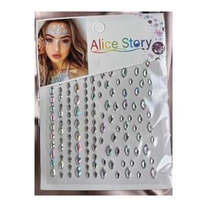 Taşlı kendinden yapışan yüz taşı taşlı sticker
