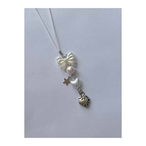 İncili Çilek y2k Fairycore Phone Charm
