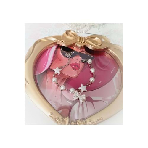 Fairycore y2k coquette tasarım yıldız bileklik