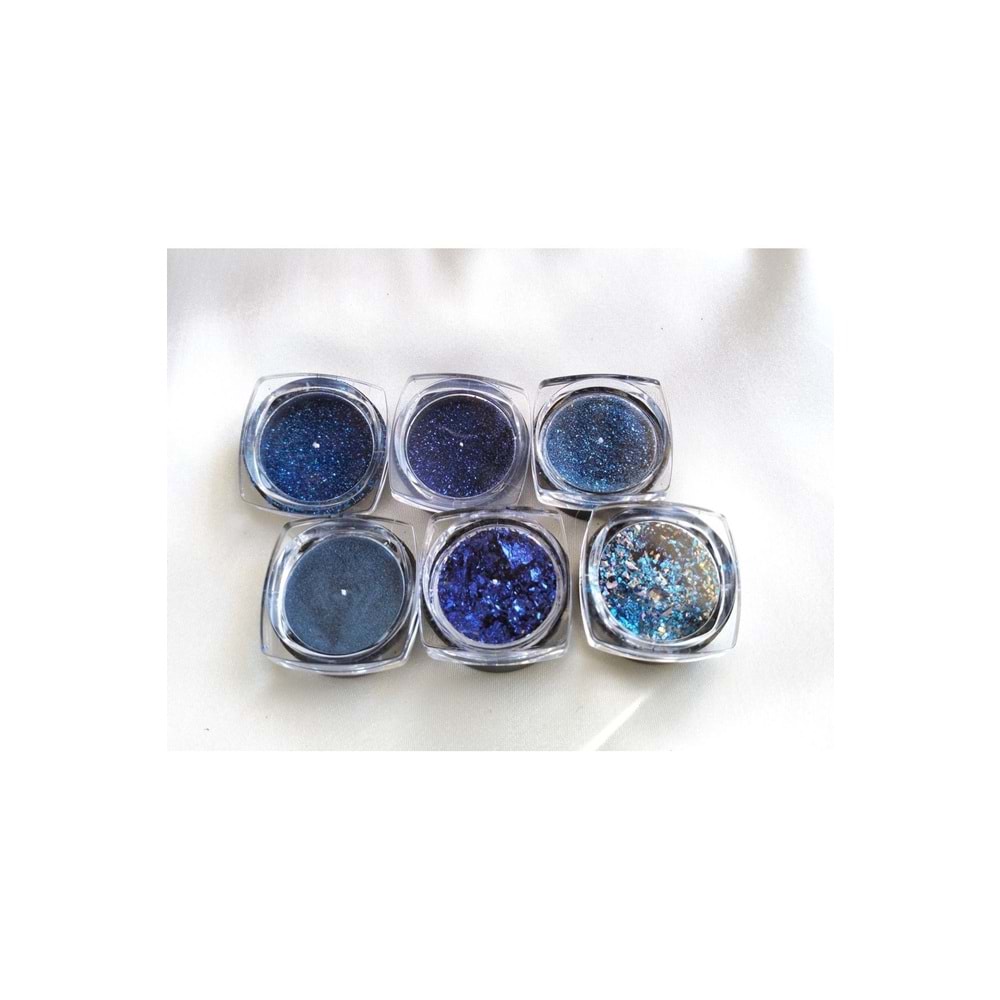 Folyo Powder Karışık Tırnak Pigmenti Ayna Tozu Sim Pul Tırnak Yüz Saç Epoksi Süsleme Nail Art