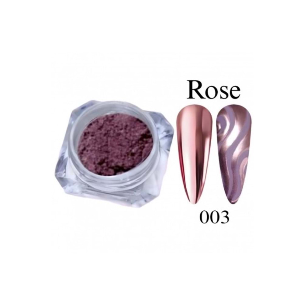 AYNA TIRNAK KROM TOZU NO: 003 ROZE