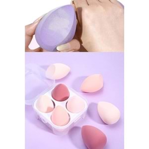 Kutulu 4'lü Makyaj Süngeri Seti