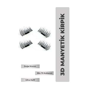 Magnetic Eyes Mıknatıslı Yarım Kirpik