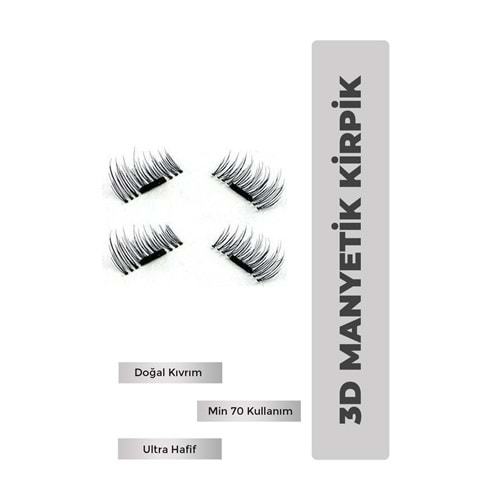 Magnetic Eyes Mıknatıslı Yarım Kirpik
