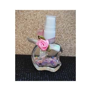 Glitter mini çiçekli cep parfüm fresh