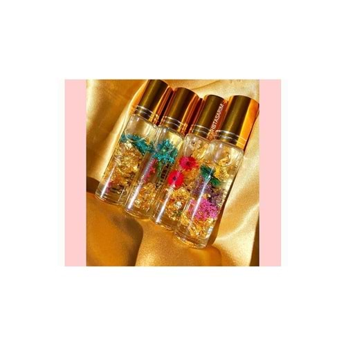 Çiçekli Lip Gloss Besleyici Özlü Dudak Parlatıcı Lipgloss