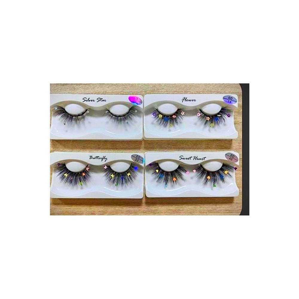 Kirpik Glitter 4lü Set