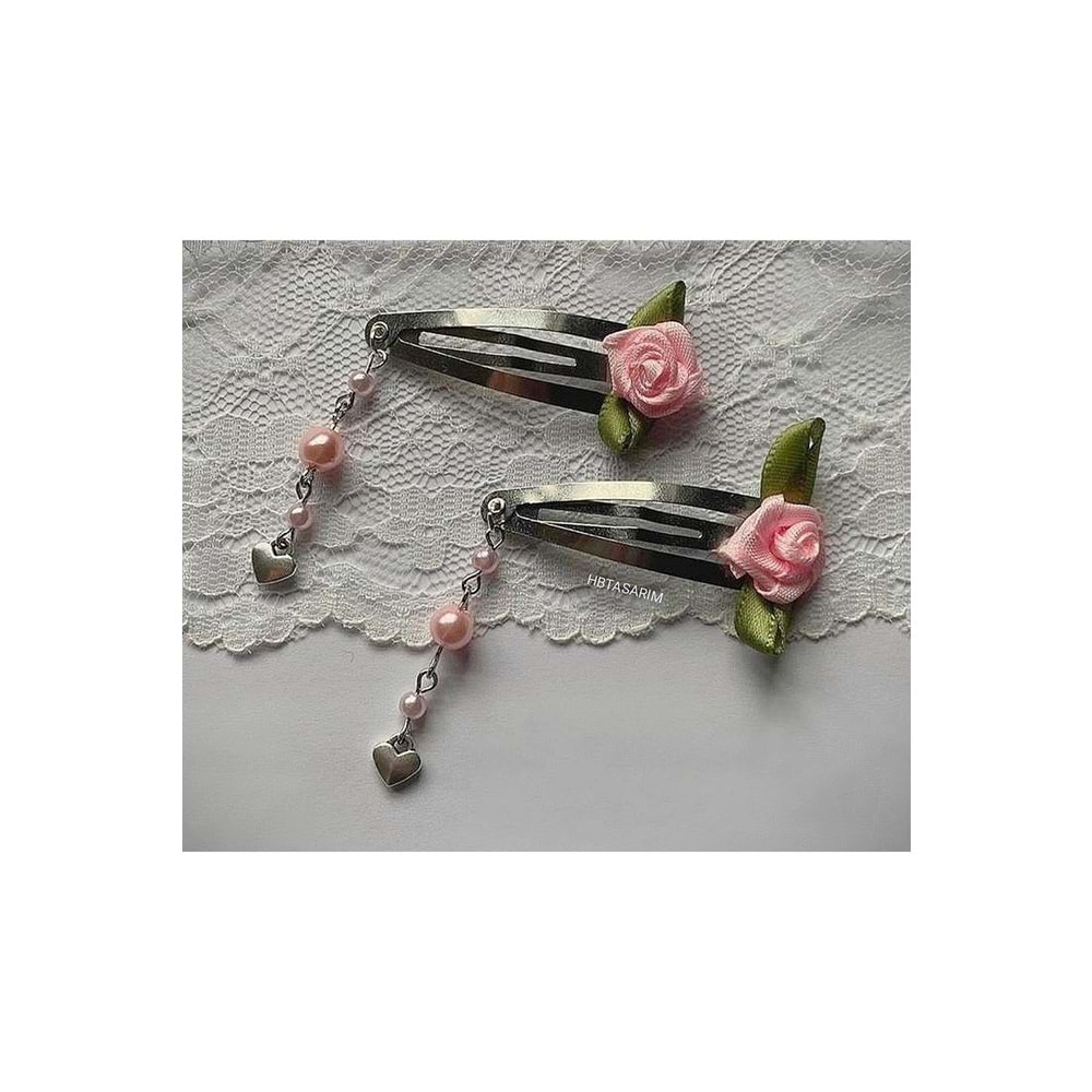 Çıt çıt toka pinky Vintage