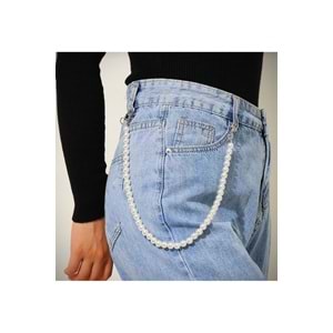 İncili bel kemer choker glitter