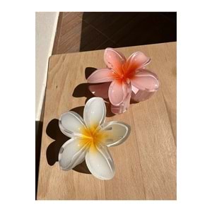 2'li Lotus Çiçekli Mandallı Toka