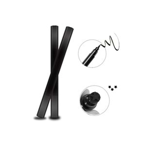 Çift Uçlu Yıldız Desenli Eyeliner