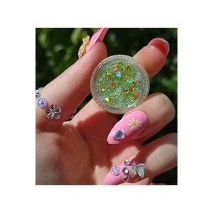 Glitter Jel Far Simli Kremsi Jel Far Kelebek Parlak Glitter