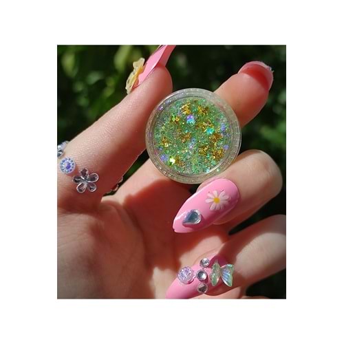Glitter Jel Far Simli Kremsi Jel Far Kelebek Parlak Glitter