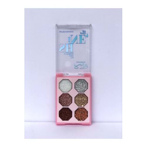 Rose 6'lı New Glitter Palette
