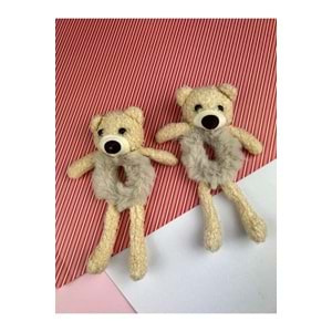 Teddy Bear Peluş Ayıcıklı Kürklü Simit Toka