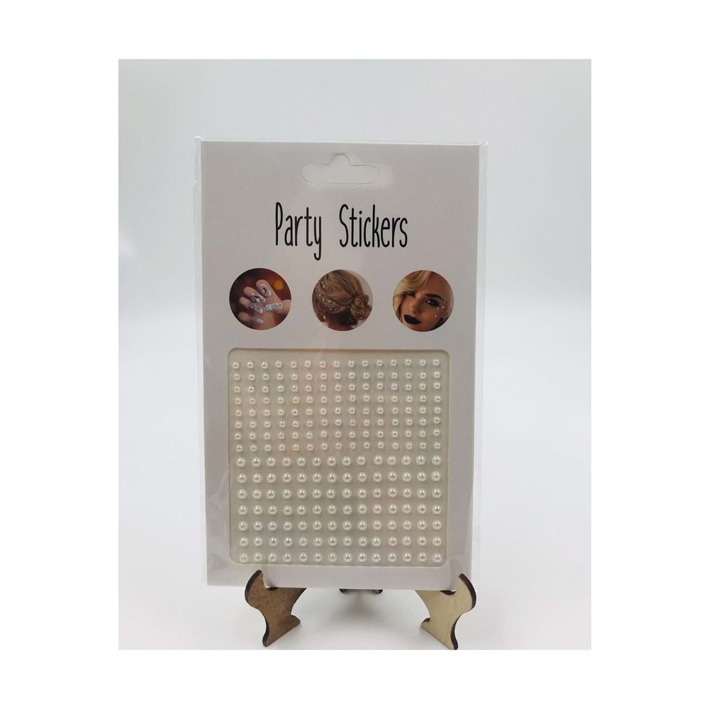 Incili Yüz Taşı Sticer Vücut Sticer Makyaj Taşı Tırnak Taşı Sticer Saç Taşı Stıcer Çok Şıkgösterişli