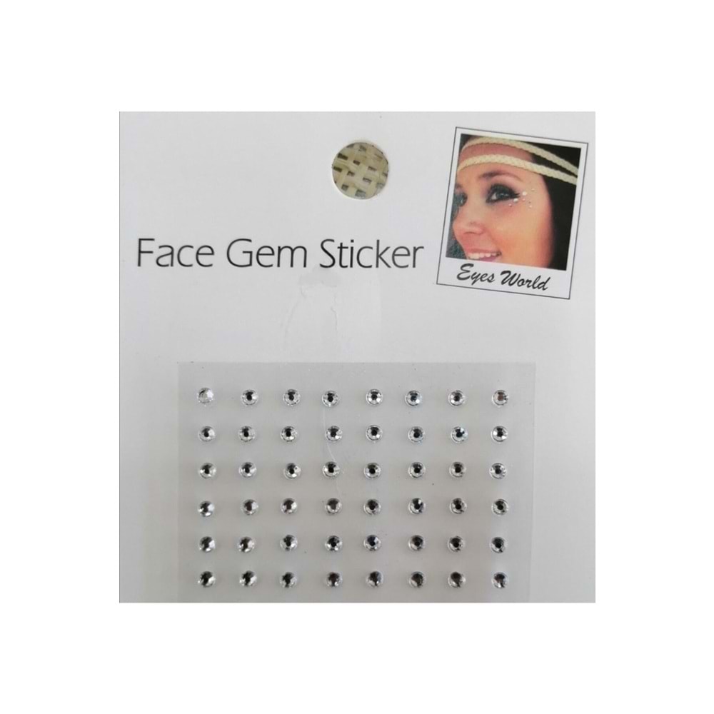 Vücut Ve Yüz Taşı Stickers Nokta055