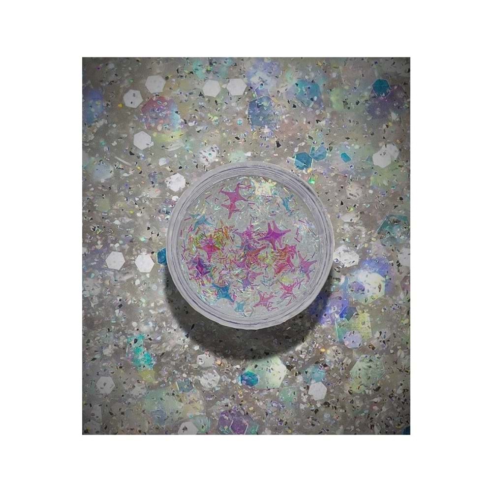 Glitter Jel Far Simli Far Yıldızlı Jel Far