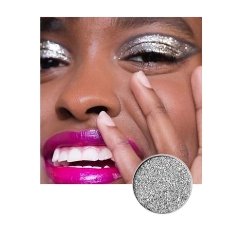 Glitter Far Gümüş Renk Simli Far Parlak Glitter