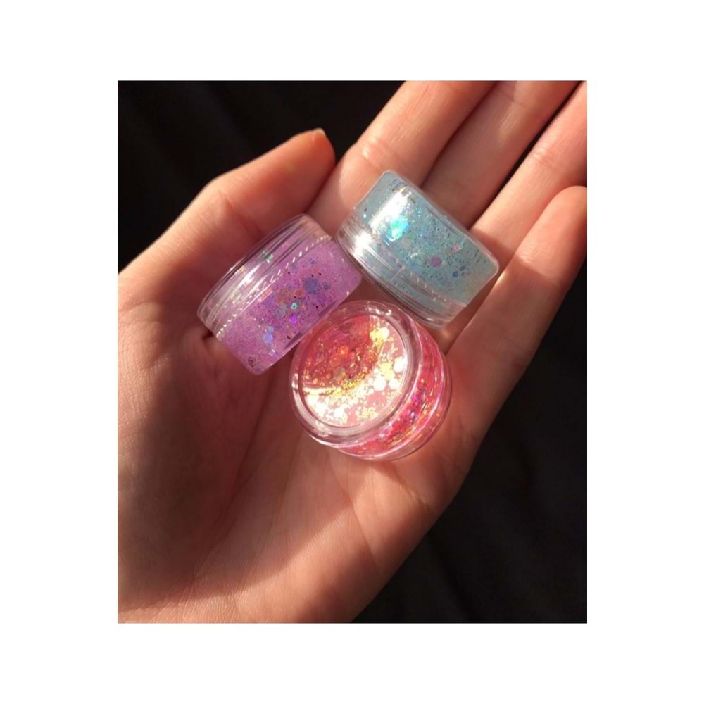 Glitter Jel Far Simli Set
