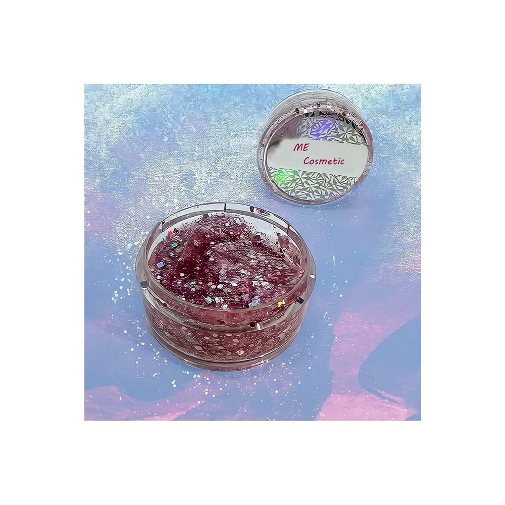 Simli Glitter Jel Yüz Ve Vücut Makyajı Parıltılı Jel